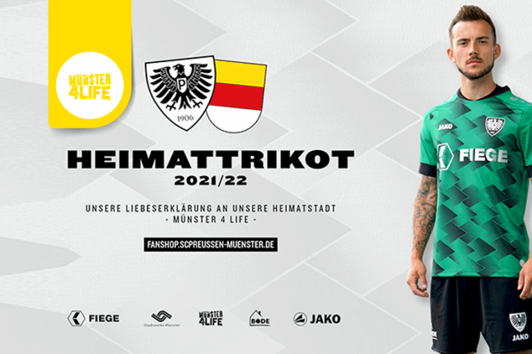 Heimattrikot SC Preußen Münster 21/22 mit MS4L